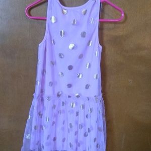 fabkids Dresses - Light Purple Gold Polkadot Dress, FabKids, EUC fabkids Dresses - Light Purple Gold Polkadot Dress, FabKids, EUC